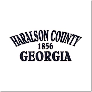 Haralson 1856 (Blue Letter) Posters and Art